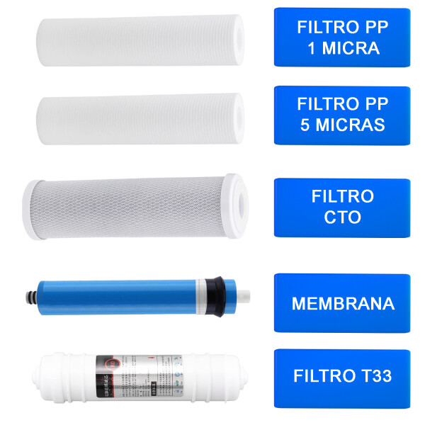 Purificador De Agua De Osmosis Inversa 5 Etapas Con Bomba Purificador De Agua De Osmosis Inversa 5 Etapas Con Bomba
