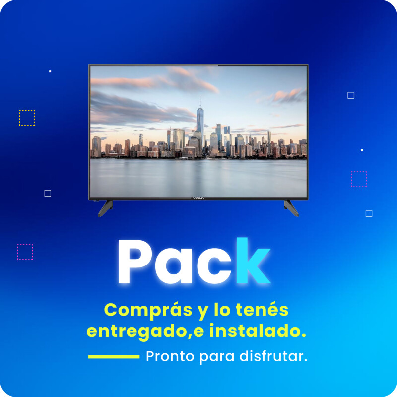 Pack Smart TV Xion 50" 4K Whale TV + Instalación Pack Smart TV Xion 50" 4K Whale TV + Instalación