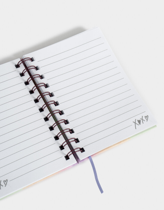 Anotadores Cuadernos y Memos Estampados Cuaderno A6 Tapa Dura Holográfico - Combinacion Multicolor