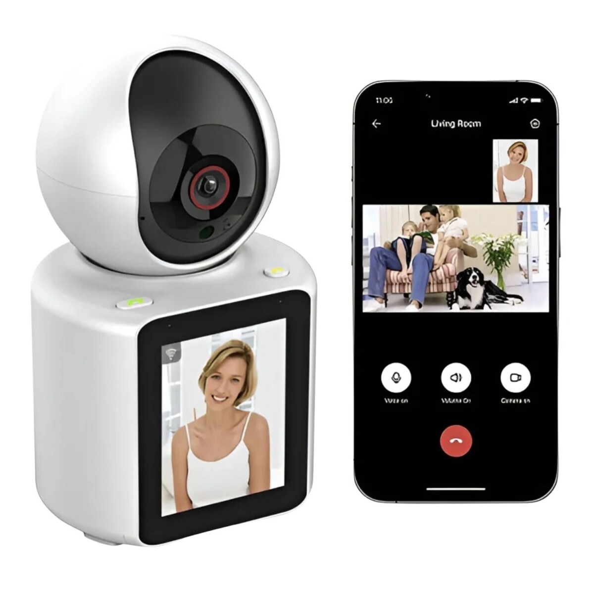 Cámara Seguridad Baby Call monitor con videollamada 