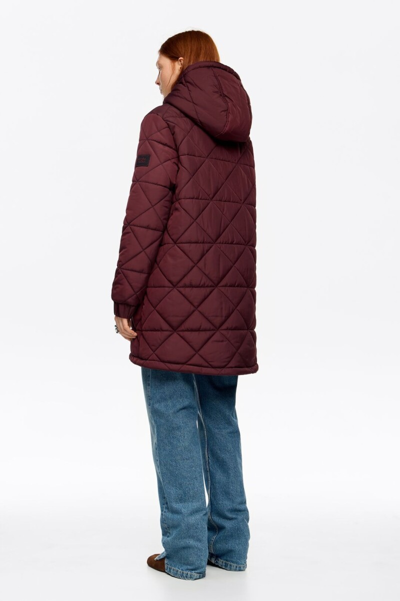 ABRIGO ACOLCHADO Bordo