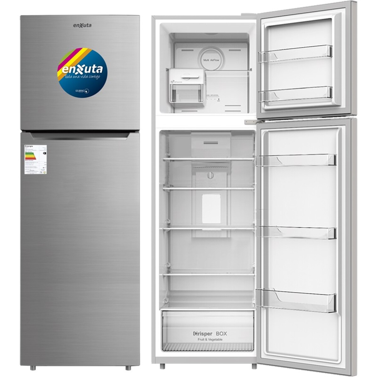 Refrigerador Enxuta RENX275 INOX frío seco 
