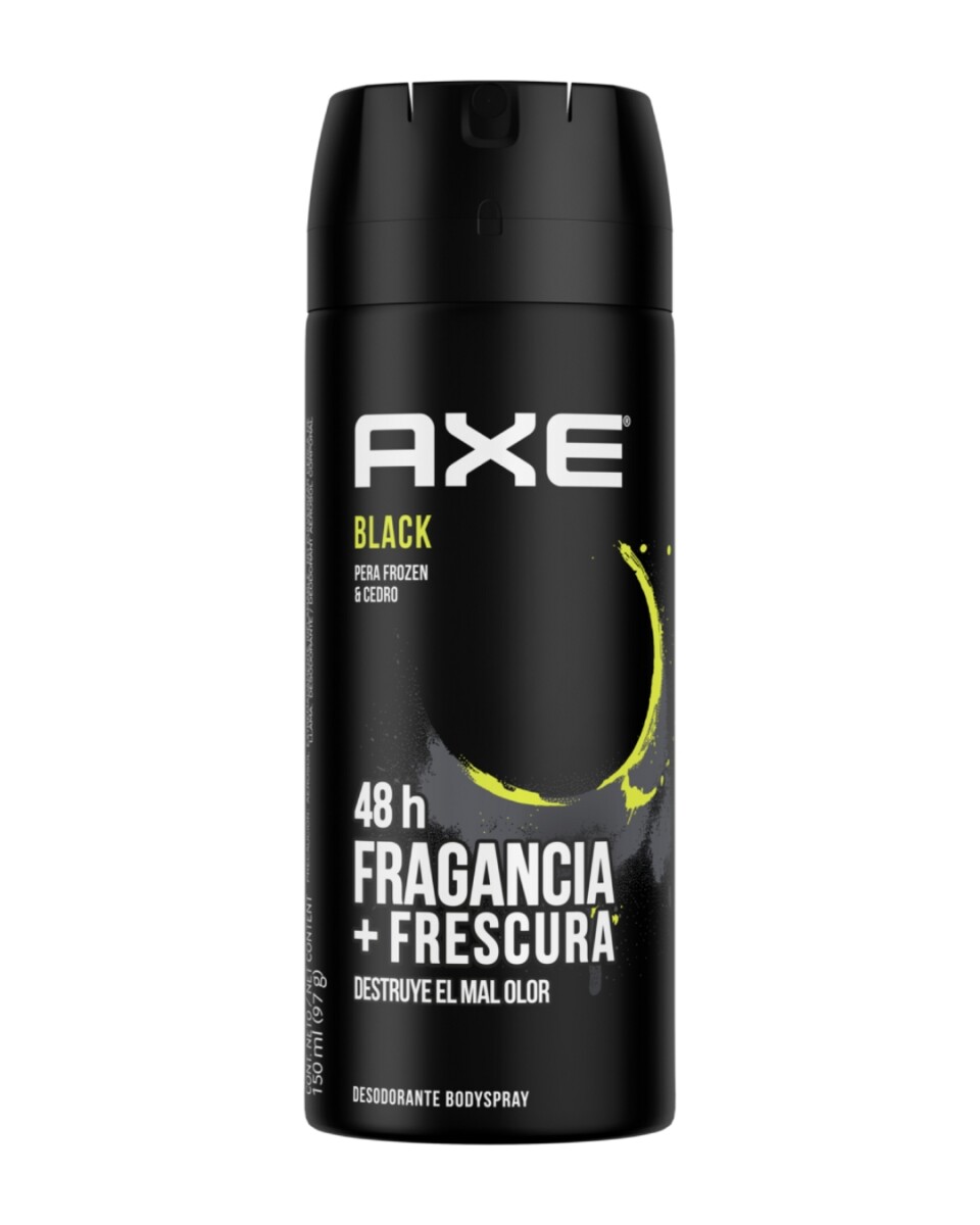 Axe Desodorante Aerosol Black Pera y Cedro 150 ml – Fragancia Elegante y Amaderada