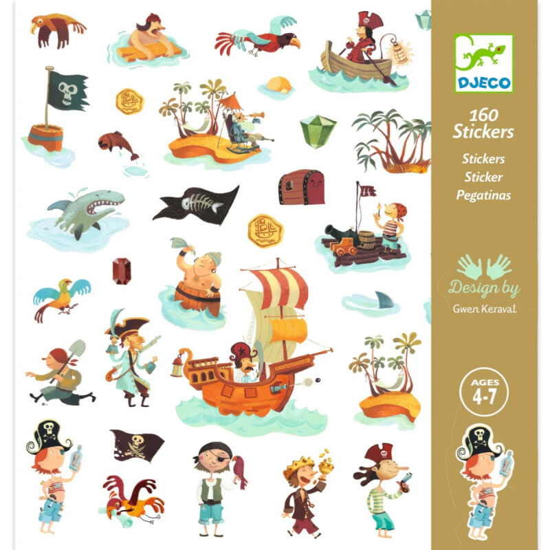 Stickers Djeco Pack 160 Pegatinas Stickers Djeco Pack 160 Pegatinas