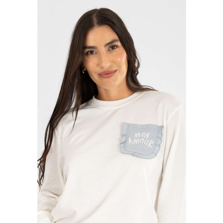 Pijama Croissants Rosado