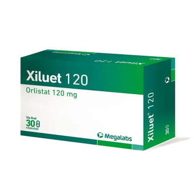 Xiluet 120 Mg. 30 Caps. Xiluet 120 Mg. 30 Caps.