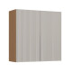 Aéreo Cocina 80cm MDF 2 Puertas GAMAS DE BEIGE