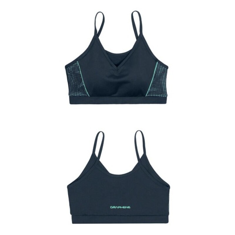 Top deportivo para Mujer Graphene Azul Petróleo Top deportivo para Mujer Graphene Azul Petróleo