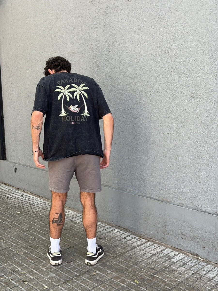 Camiseta Oversize Ángel Brixton - Negra