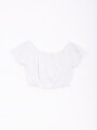 TOP BRODERIE BLANCO