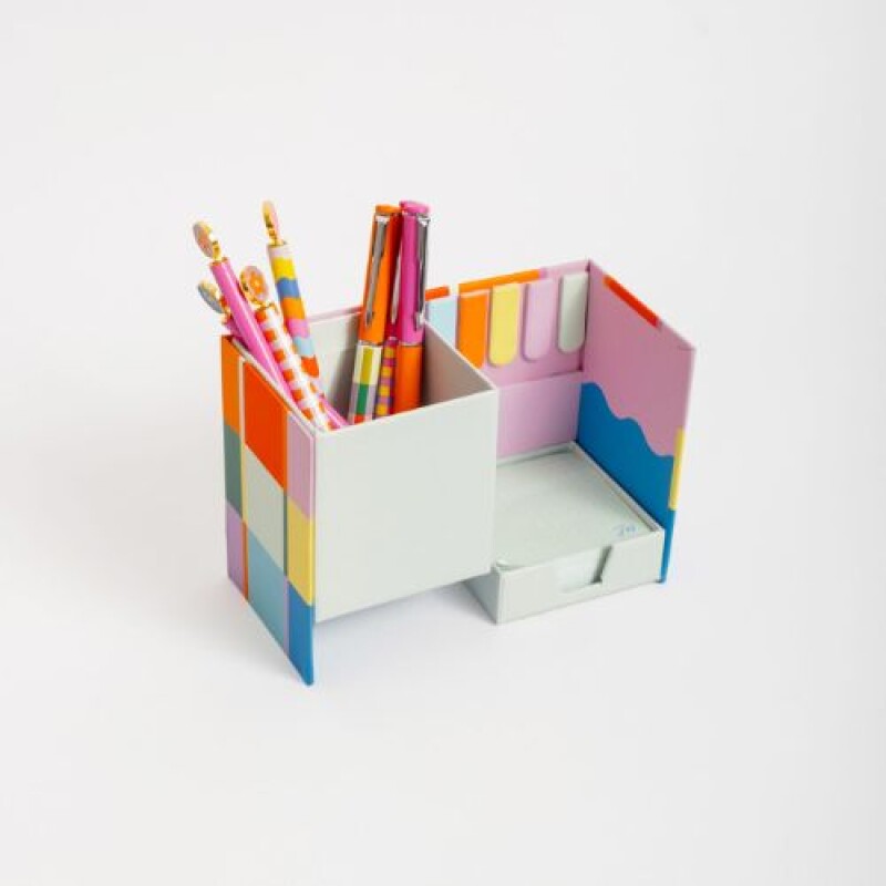 Box portalapices + note pad + indices -FW Color Block Box Portalapices + Note Pad + Indices -fw Color Block