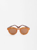 Gafas De Sol Redondas marron