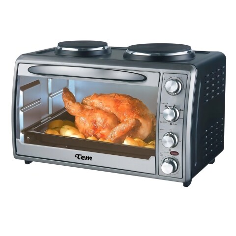 Horno de mesa eléctrico Tem T1LEO452H 42L acero inoxidable Horno De Mesa Eléctrico Tem T1leo452h 42l Acero Inoxidable