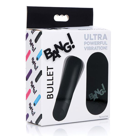 Bala Vibradora Bang Control Remoto Negra Bala Vibradora Bang Control Remoto Negra