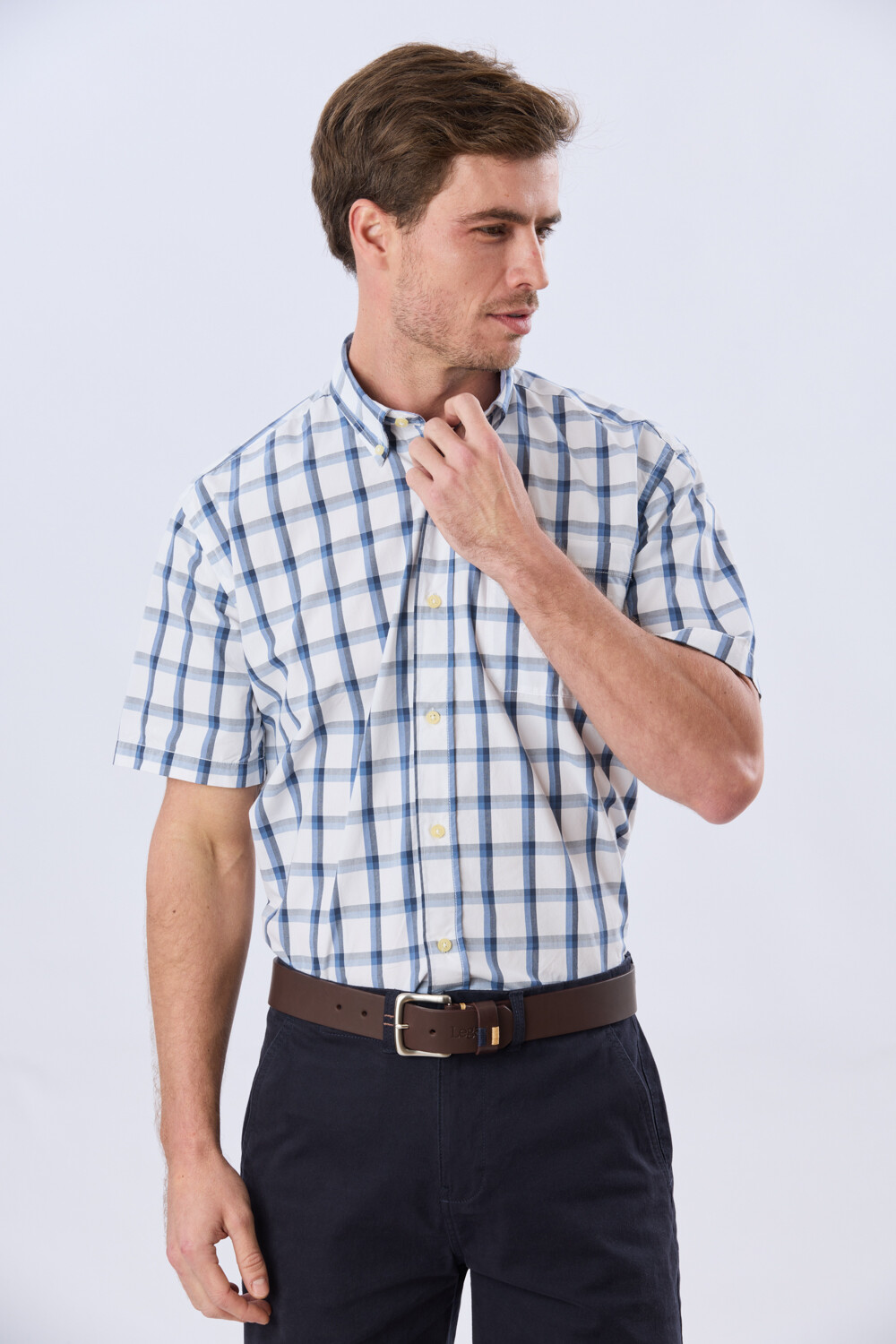 CAMISA CUADROS Azul