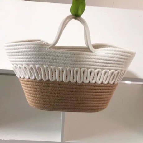 Bolso de mano Seamix Beige