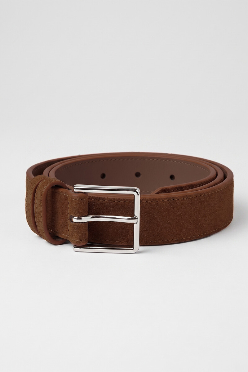 CINTO GAMUZA 28 MARRON