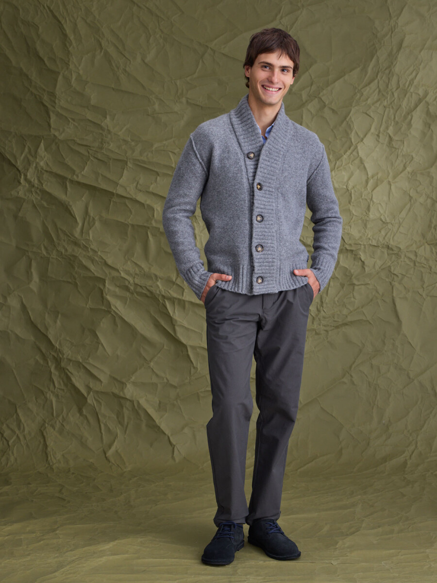 SWEATER BAKU - GRIS MELANGE 