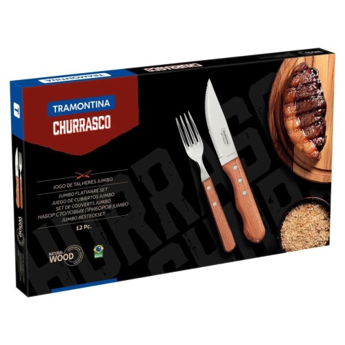 Cubiertos Para Asado 12Pzas. Juego Cubiertos P/asado 12pzas.