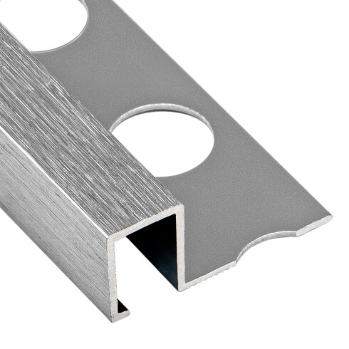 Perfil Aluminio 12X10 2.60 Mts Plata Alumacer 000