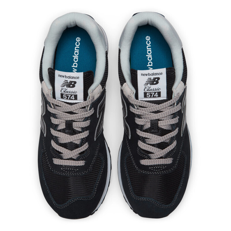 Zapatillas 574 de Hombre Negro