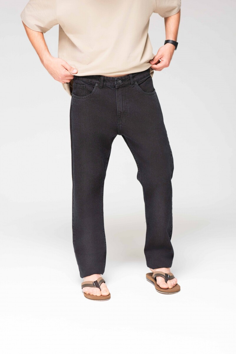 JEAN STRAIGHT BLACK 