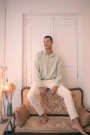 HEAVY LINEN PANTS Crema