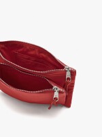 Bolso Multiusos Doble De Nylon rojo