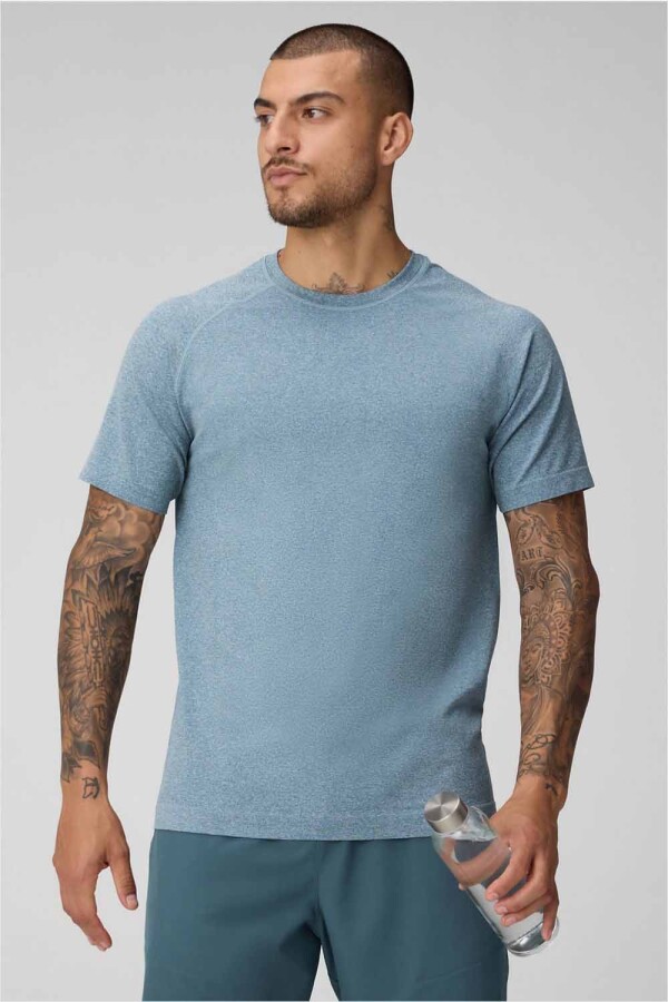 Polo The Training Day Tee Hombre Storm Slate Heather