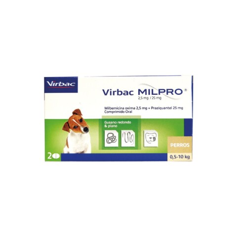 Milpro Dog 25 mg Caja x 4 Comp. Milpro Dog 25 mg Caja x 4 Comp.