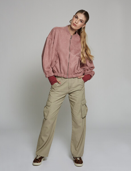 Pantalon cargo beige