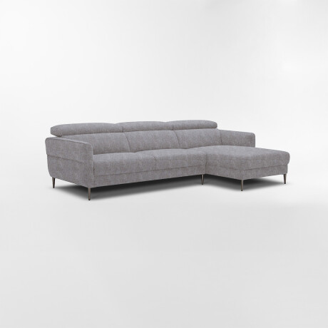 Sofá con chaise MOOVE GRIS - DERECHO