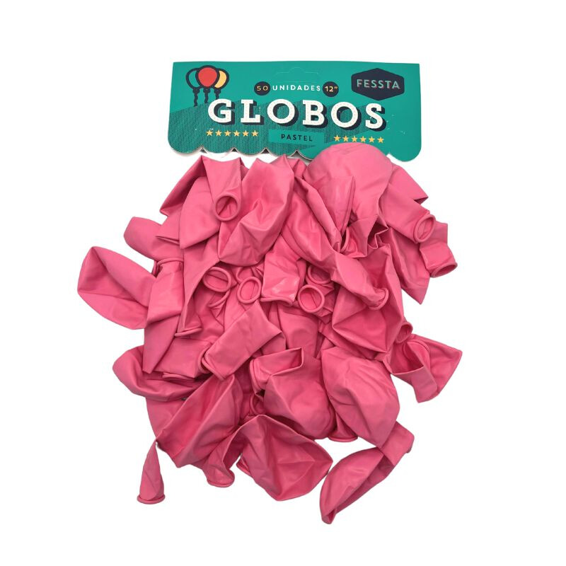 Globo Pastel x50 Und Fessta Pink