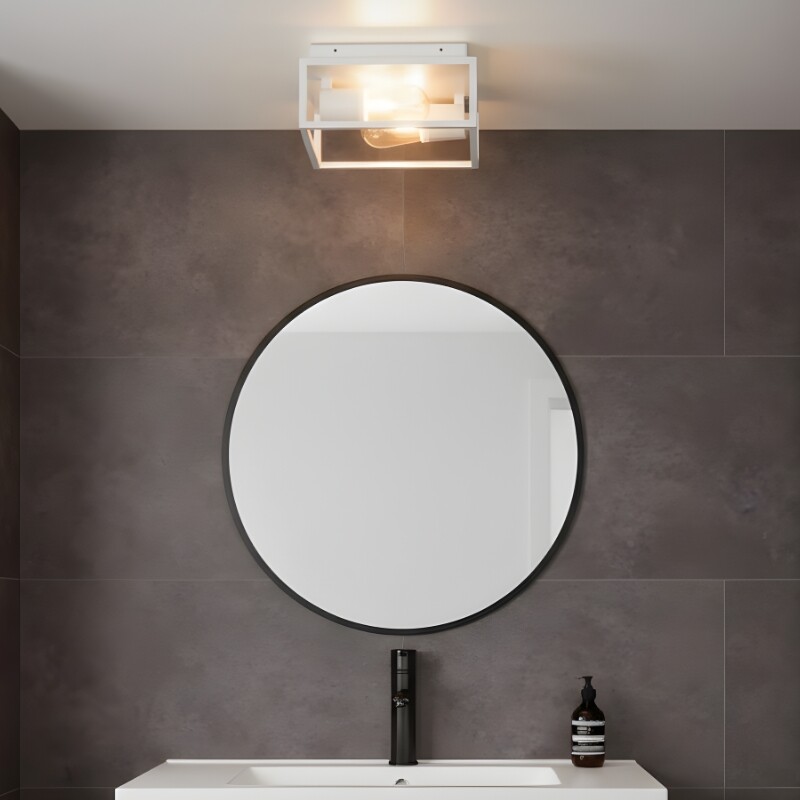 ARTEFACTO DECORATIVO DE TECHO CADIX Luminaria Cadix Blanca