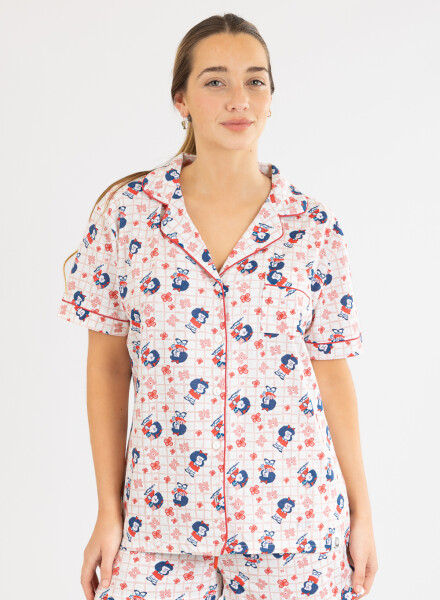 Pijama mafalda 2 Rosado