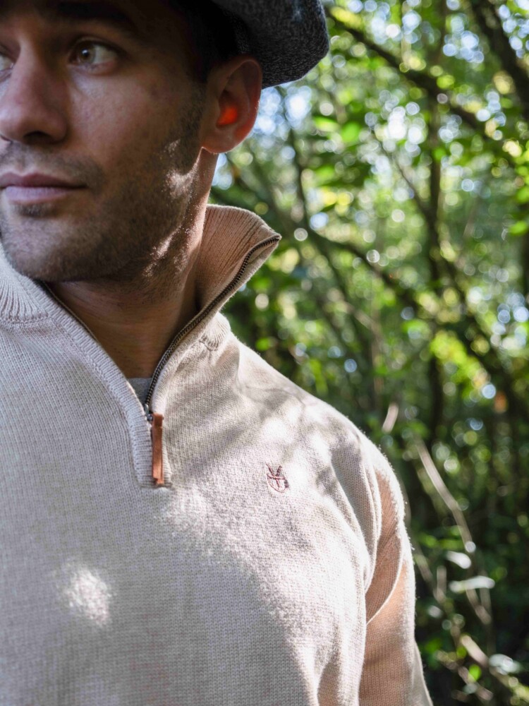 Buzo tejido Beige
