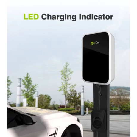 Cargador rápido para auto eléctrico Zencar WA-16-3P 11kW Blanco y Negro