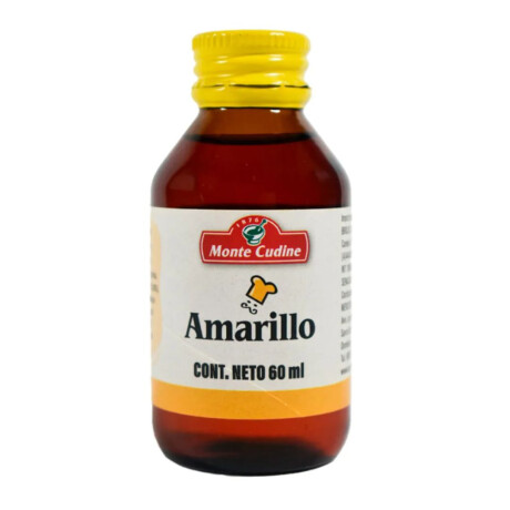 COLORANTE MONTE CUDINE X 60 ML AMARILLO COLORANTE MONTE CUDINE X 60 ML AMARILLO