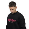 BUZOS ACTIVE HODDIE CON ESTAMPA Unisex - XC01 Negro