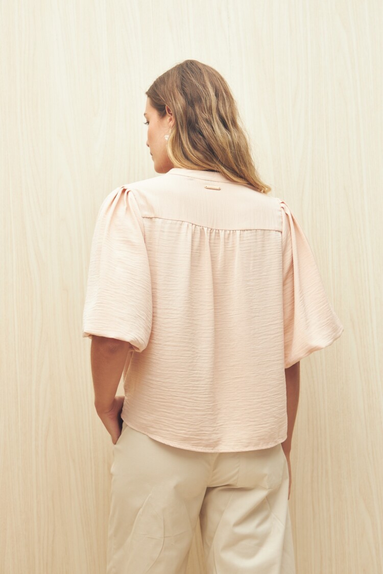 BLUSA PETALO Rosa Bebé