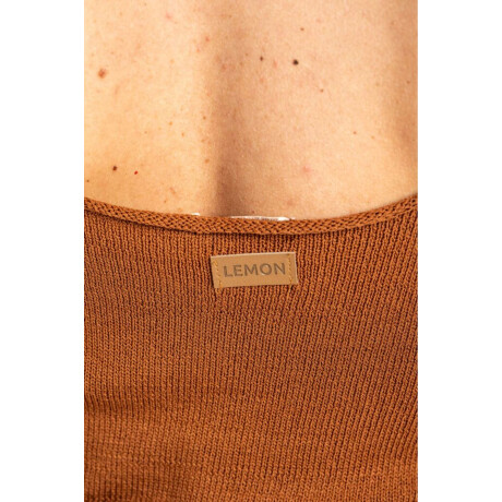 Top Tejido Marron