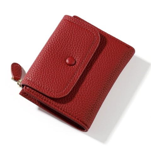Billetera para dama color rojo Billetera Para Dama Color Rojo