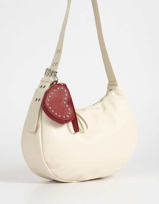 Bandoleras Boho Bandolera Formato Hobo - Blanco Crudo