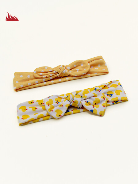 VINCHA AMARILLO 2 PCS AMARILLO