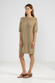 LARA KNIT DRESS Gold