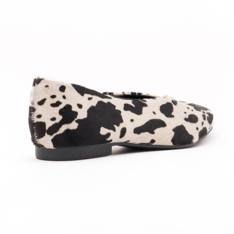 BOTA PELO VACA MARRON PRETO