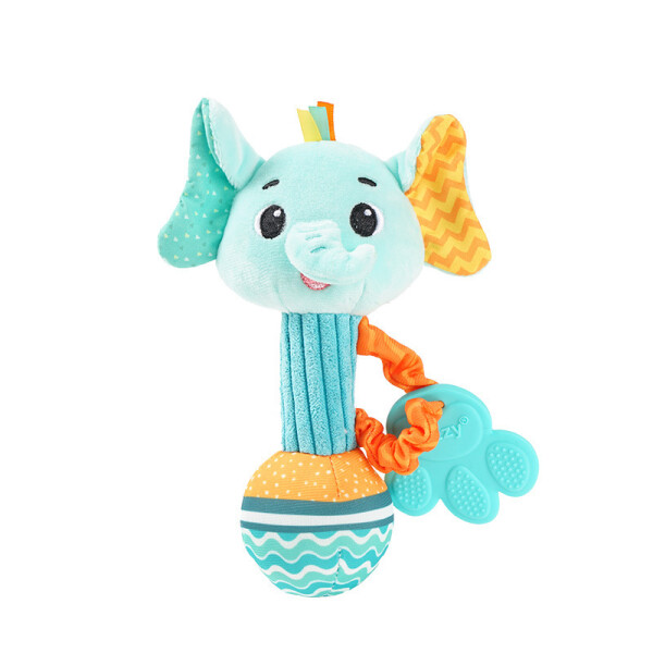 Sonajero mordillo sossy elefante verde agua