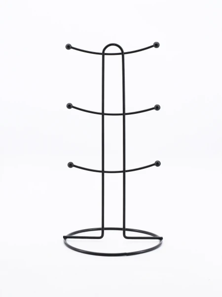 SOPORTE PARA 6 TAZAS NEGRO