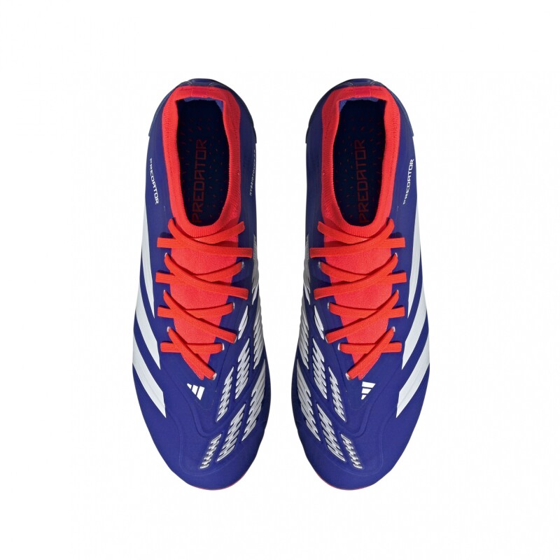 Championes adidas Predator Pro césped natural seco lucid blue/solar red/white