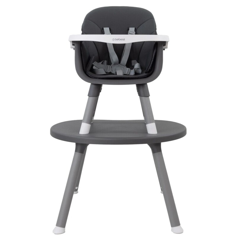 Silla de comer Bebesit Baby Desk 3 en 1 gris